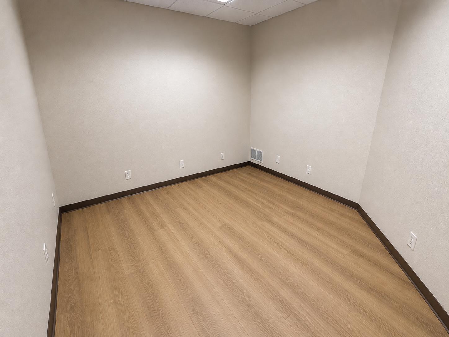 Suite 230 — interior private office at Rochester Executive Suites, first floor of the 3265 building
